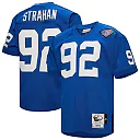 Zennovawear Men's New York Giants 1994 Michael Strahan Mitchell & Ness Royal Throwback Retired Player Jersey