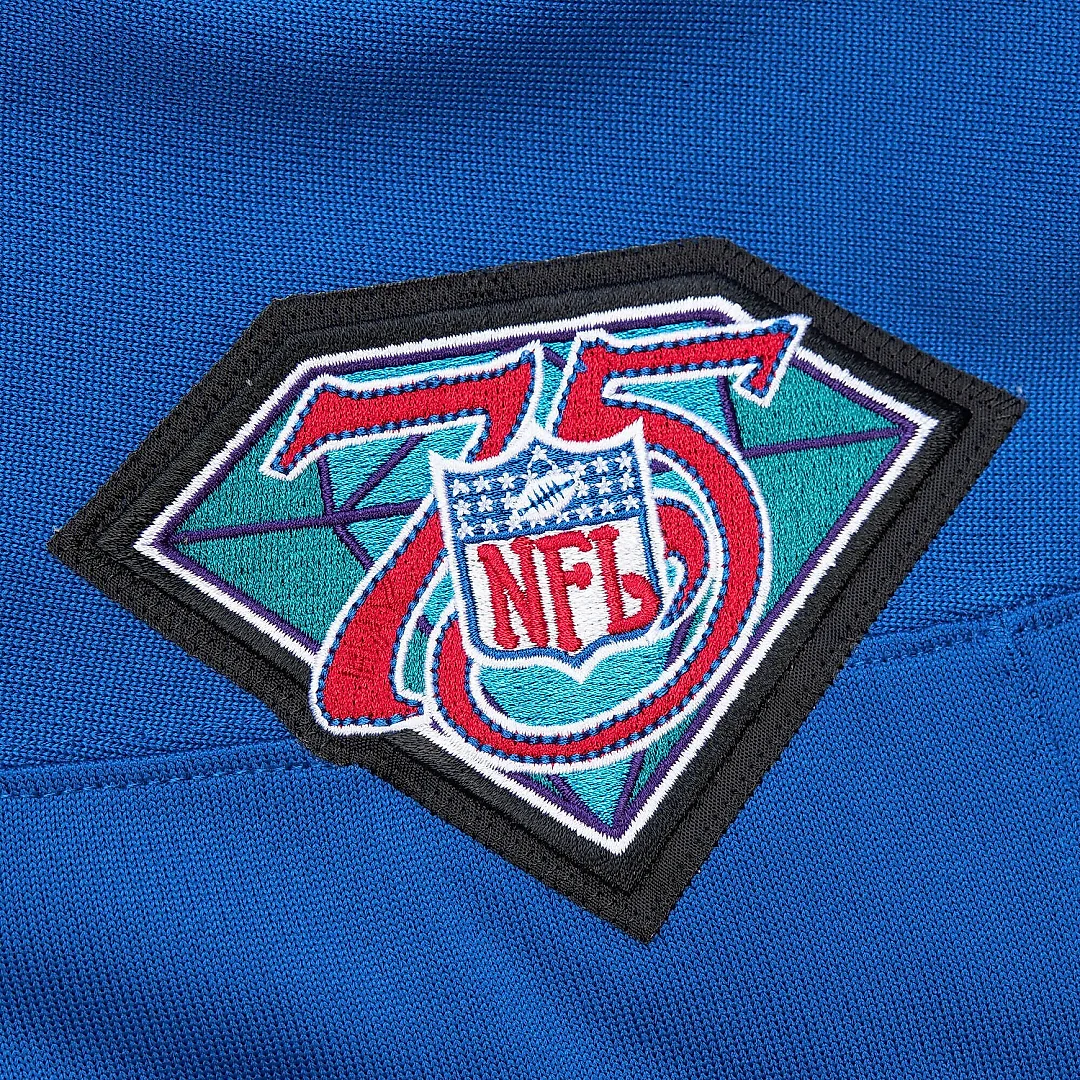 Zennovawear Men's New York Giants 1994 Michael Strahan Mitchell & Ness Royal Throwback Retired Player Jersey