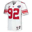 Zennovawear Men's New York Giants 2007 Michael Strahan Mitchell & Ness White Throwback Retired Player Jersey