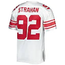 Zennovawear Men's New York Giants 2007 Michael Strahan Mitchell & Ness White Throwback Retired Player Jersey
