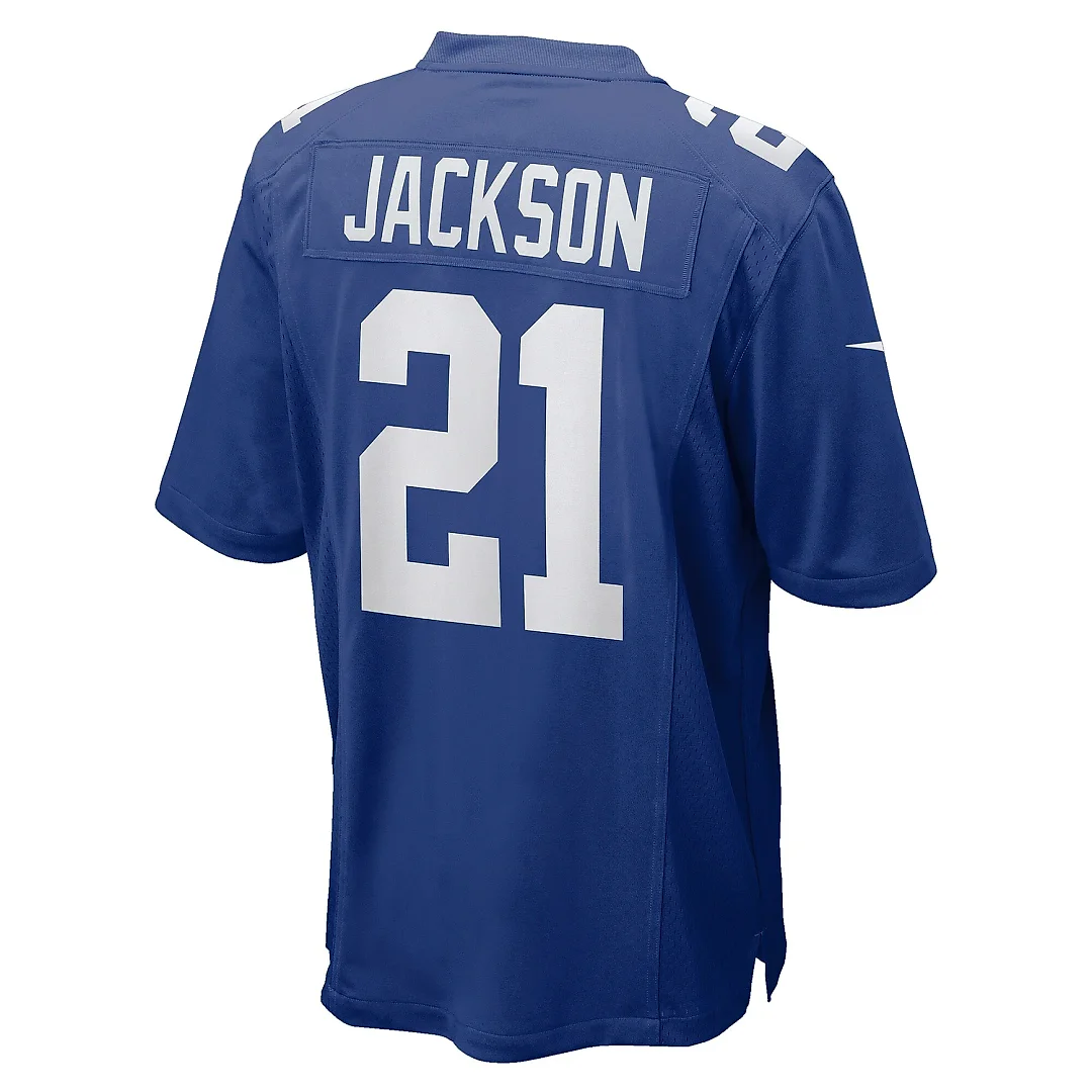 Zennovawear Men's New York Giants Adoree' Jackson Royal Team Game Jersey