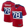 Zennovawear Men's New York Giants Andrew Thomas Century Red Alternate Player Game Jersey