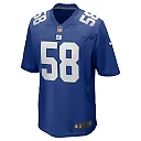 Zennovawear Men's New York Giants Bobby Okereke Royal Game Player Jersey