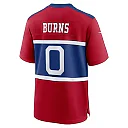 Zennovawear Men's New York Giants Brian Burns Century Red Alternate Game Jersey