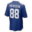 Zennovawear Men's New York Giants Bryce Ford-Wheaton Royal Team Game Jersey