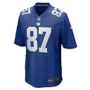 Zennovawear Men's New York Giants Cam Sims Royal Game Jersey