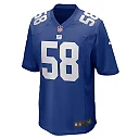 Zennovawear Men's New York Giants Casey Kreiter Royal Game Jersey