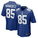 Zennovawear Men's New York Giants Chris Manhertz Royal Team Game Jersey