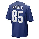 Zennovawear Men's New York Giants Chris Myarick Royal Game Player Jersey