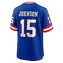 Zennovawear Men's New York Giants Collin Johnson Royal Classic Player Game Jersey