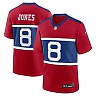 Zennovawear Men's New York Giants Daniel Jones Century Red Alternate Player Game Jersey