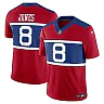 Zennovawear Men's New York Giants Daniel Jones Century Red Alternate Vapor F.U.S.E. Limited Jersey