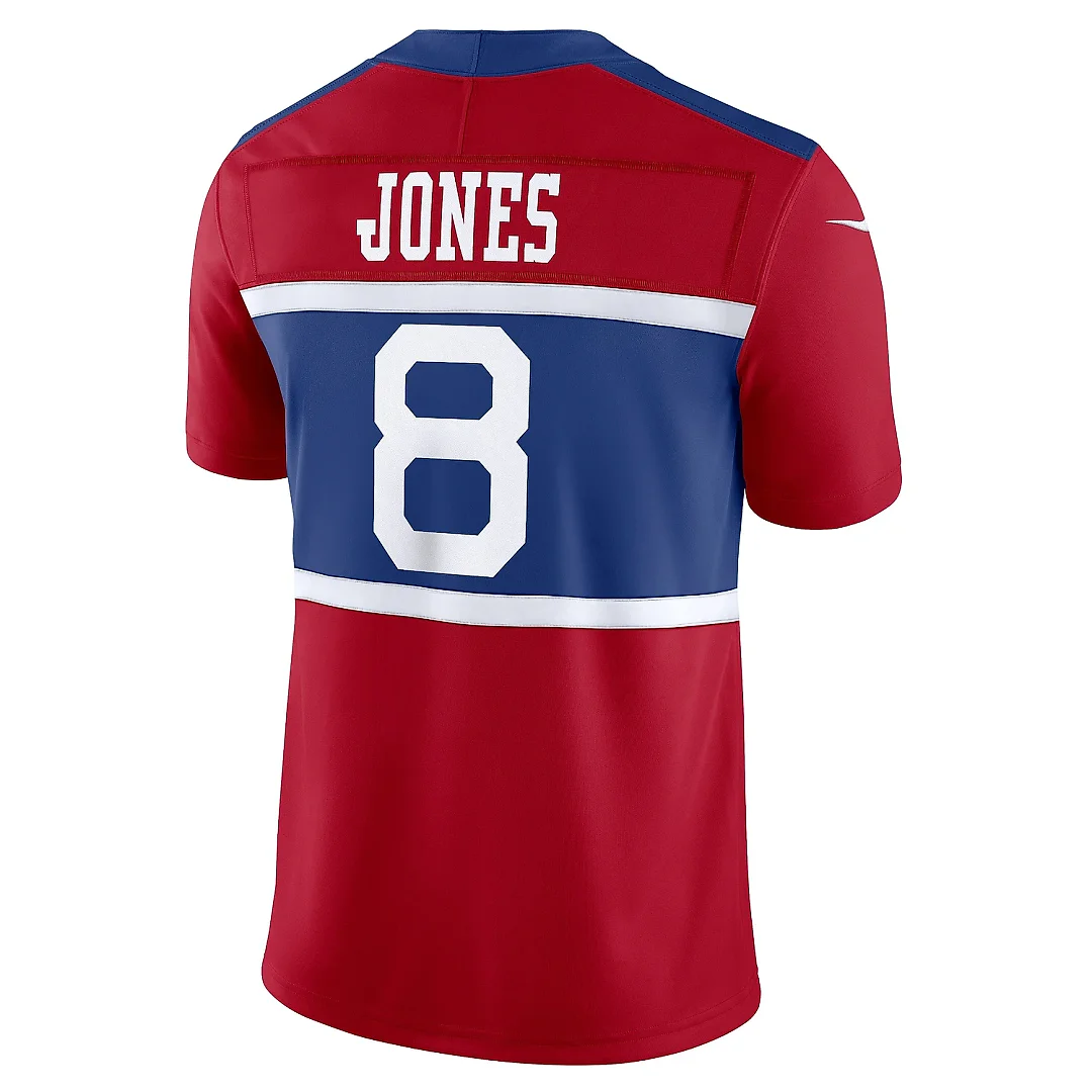 Zennovawear Men's New York Giants Daniel Jones Century Red Alternate Vapor F.U.S.E. Limited Jersey