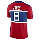 Zennovawear Men's New York Giants Daniel Jones Century Red Alternate Vapor F.U.S.E. Limited Jersey