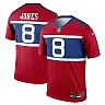 Zennovawear Men's New York Giants Daniel Jones Red Alternate Legend Player Performance Top