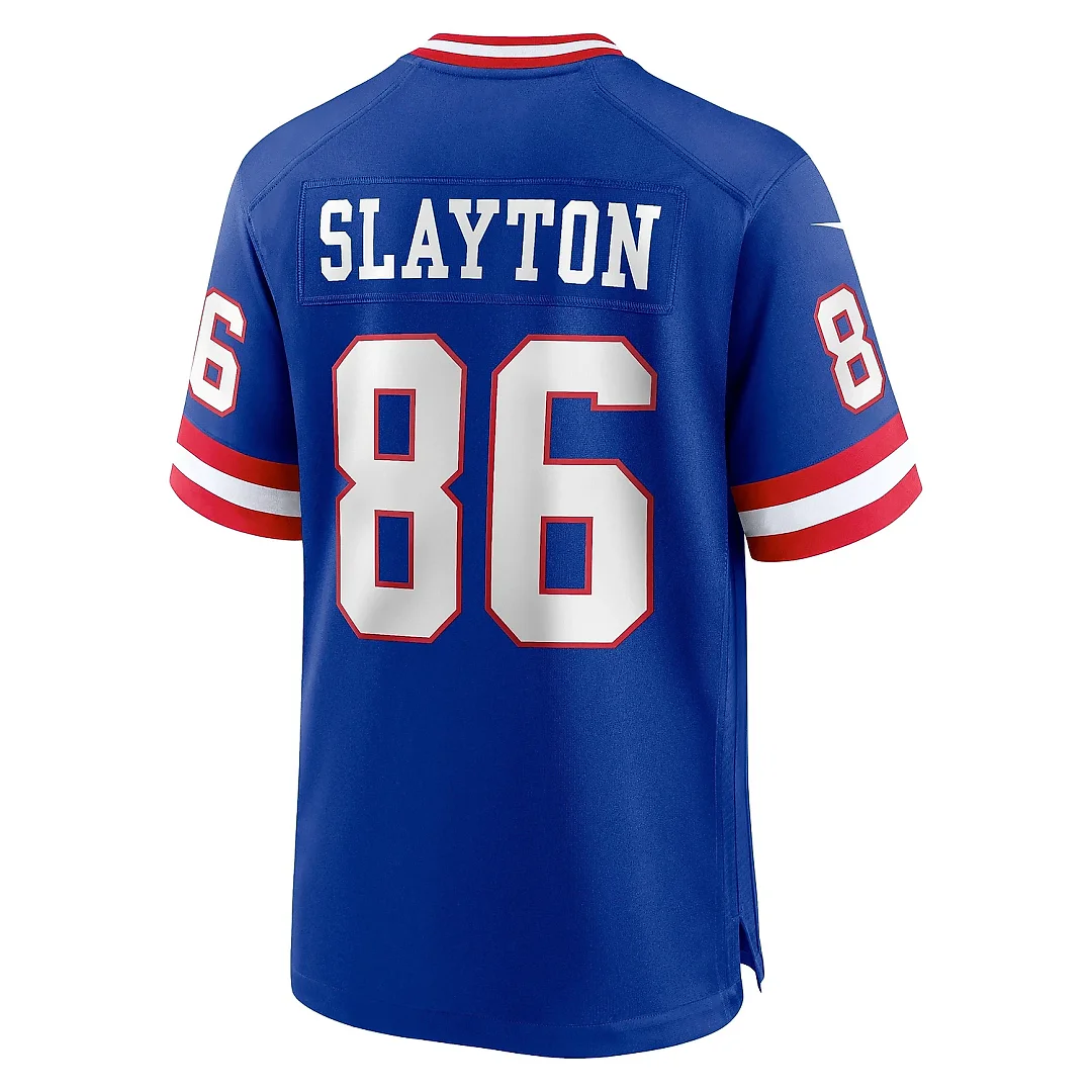 Zennovawear Men's New York Giants Darius Slayton Royal Classic Player Game Jersey