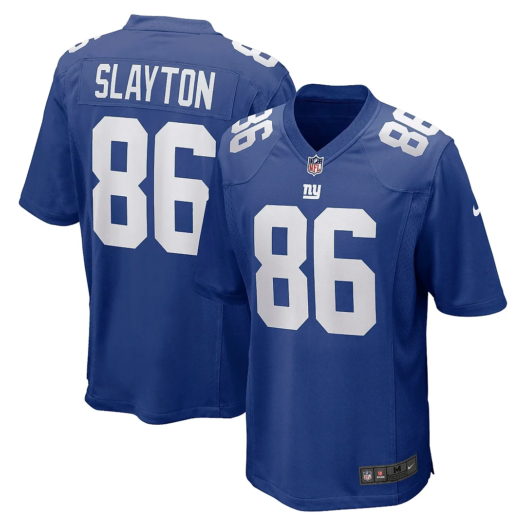 Zennovawear Men's New York Giants Darius Slayton Royal Game Jersey
