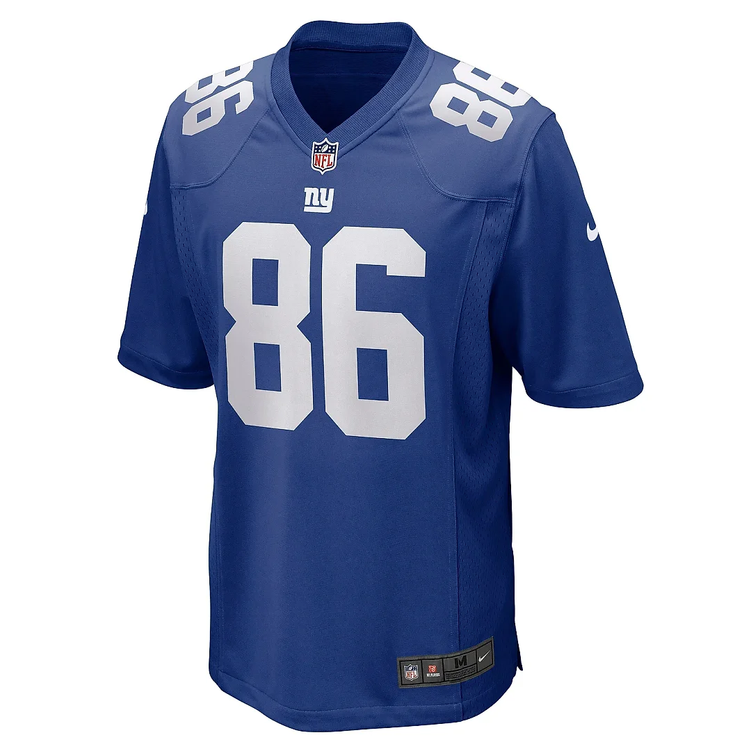 Zennovawear Men's New York Giants Darius Slayton Royal Game Jersey