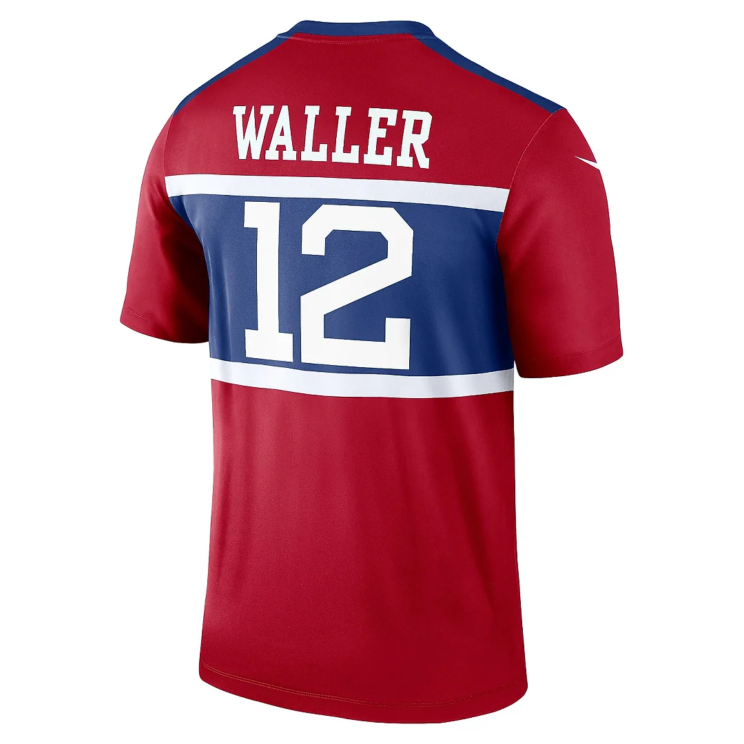 Zennovawear Men's New York Giants Darren Waller Red Alternate Legend Player Performance Top