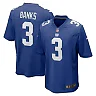 Zennovawear Men's New York Giants Deonte Banks Royal Game Jersey