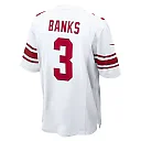 Zennovawear Men's New York Giants Deonte Banks White Game Jersey