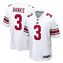 Zennovawear Men's New York Giants Deonte Banks White Game Jersey
