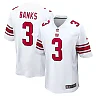 Zennovawear Men's New York Giants Deonte Banks White Game Jersey