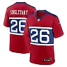 Zennovawear Men's New York Giants Devin Singletary Century Red Alternate Player Game Jersey