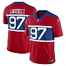 Zennovawear Men's New York Giants Dexter Lawrence II Century Red Alternate Vapor F.U.S.E. Limited Jersey