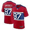 Zennovawear Men's New York Giants Dexter Lawrence II Century Red Alternate Player Game Jersey