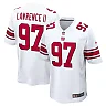 Zennovawear Men's New York Giants Dexter Lawrence II White Game Player Jersey