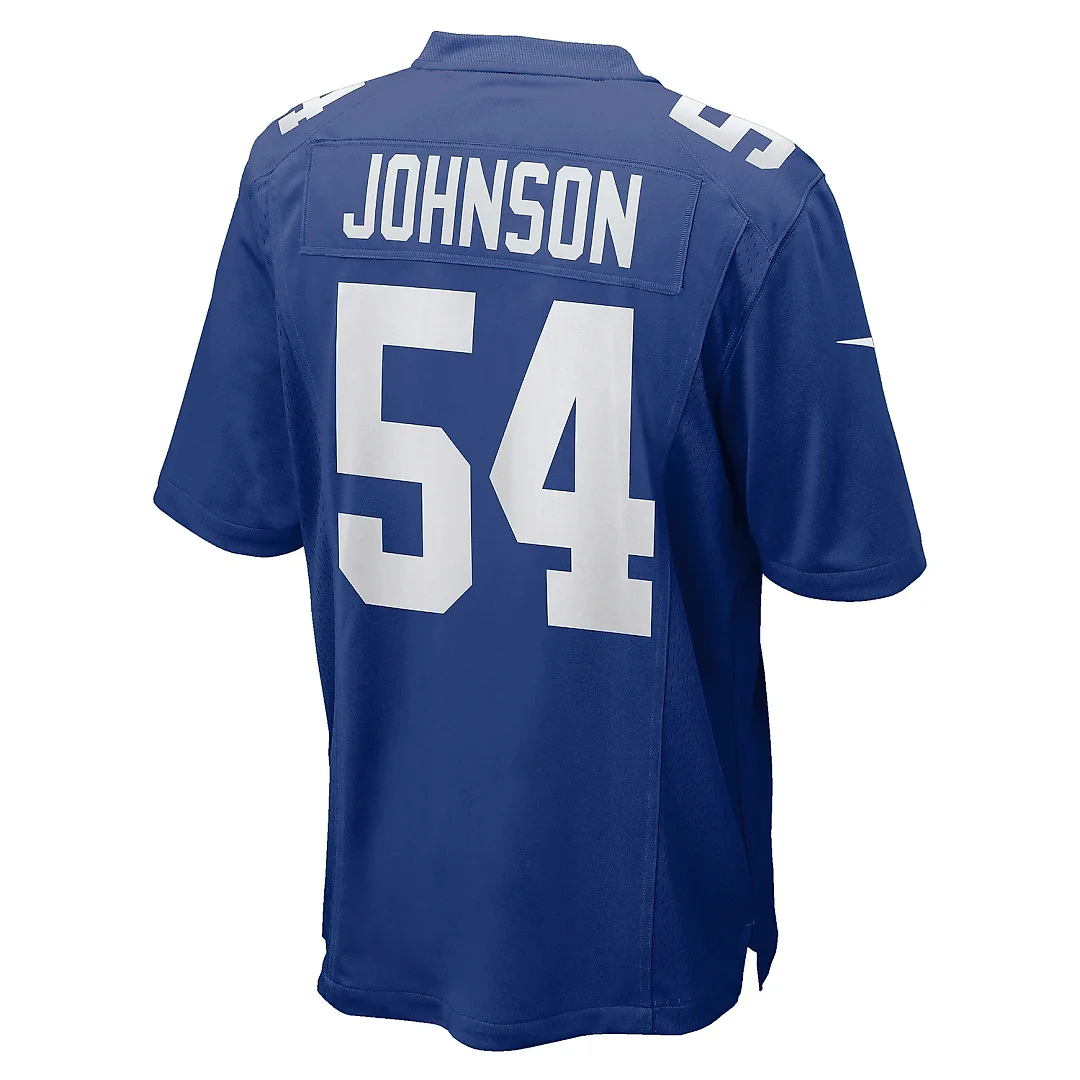 Zennovawear Men's New York Giants Dyontae Johnson Royal Team Game Jersey