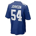 Zennovawear Men's New York Giants Dyontae Johnson Royal Team Game Jersey