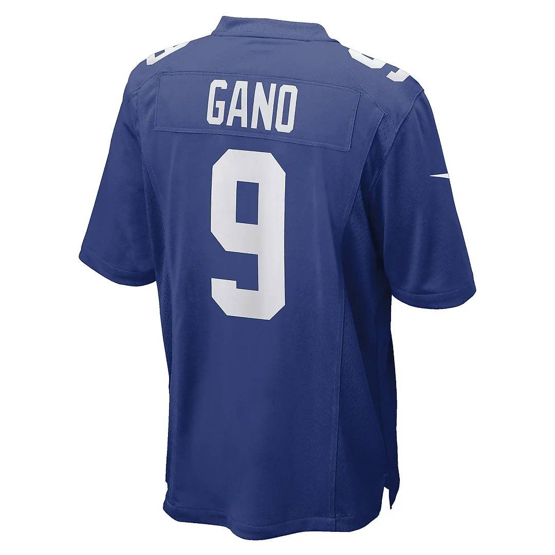 Zennovawear Men's New York Giants Graham Gano Royal Team Game Player Jersey