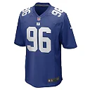Zennovawear Men's New York Giants Henry Mondeaux Royal Game Player Jersey
