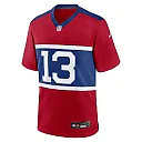 Zennovawear Men's New York Giants Jalin Hyatt Century Red Alternate Player Game Jersey