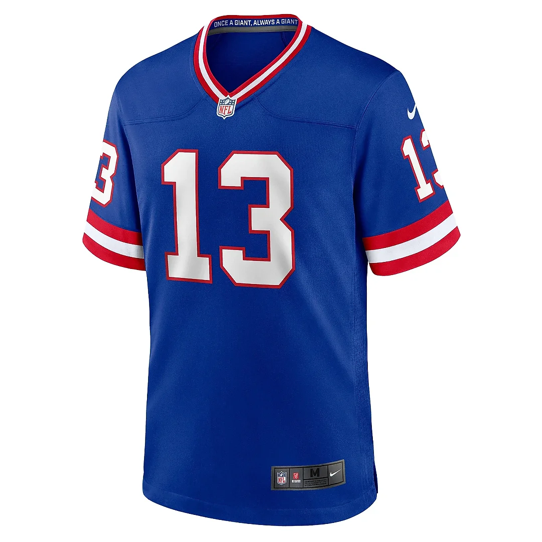 Zennovawear Men's New York Giants Jalin Hyatt Royal Team Game Jersey