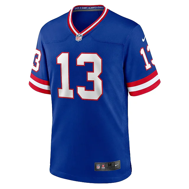 Zennovawear Men's New York Giants Jalin Hyatt Royal Team Game Jersey