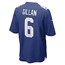 Zennovawear Men's New York Giants Jamie Gillan Royal Game Player Jersey