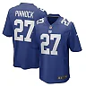 Zennovawear Men's New York Giants Jason Pinnock Royal Game Player Jersey