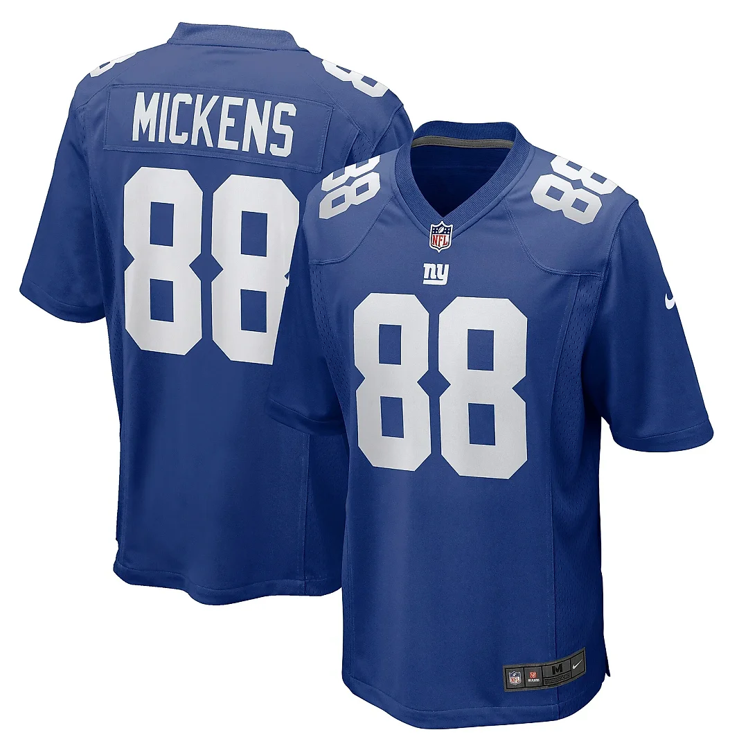 Zennovawear Men's New York Giants Jaydon Mickens Royal Team Game Jersey
