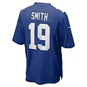 Zennovawear Men's New York Giants Jeff Smith Royal Game Player Jersey