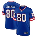 Zennovawear Men's New York Giants Jeremy Shockey Royal Classic Retired Player Game Jersey