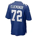 Zennovawear Men's New York Giants Jermaine Eluemunor Royal Team Game Jersey