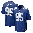 Zennovawear Men's New York Giants Jordon Riley Royal Team Game Jersey