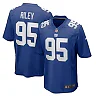 Zennovawear Men's New York Giants Jordon Riley Royal Team Game Jersey