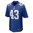 Zennovawear Men's New York Giants Kaleb Hayes Royal Team Game Jersey