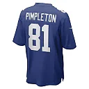Zennovawear Men's New York Giants Kalil Pimpleton Royal Game Player Jersey