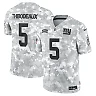 Zennovawear Men's New York Giants Kayvon Thibodeaux Arctic Camo 2024 Salute to Service Limited Jersey