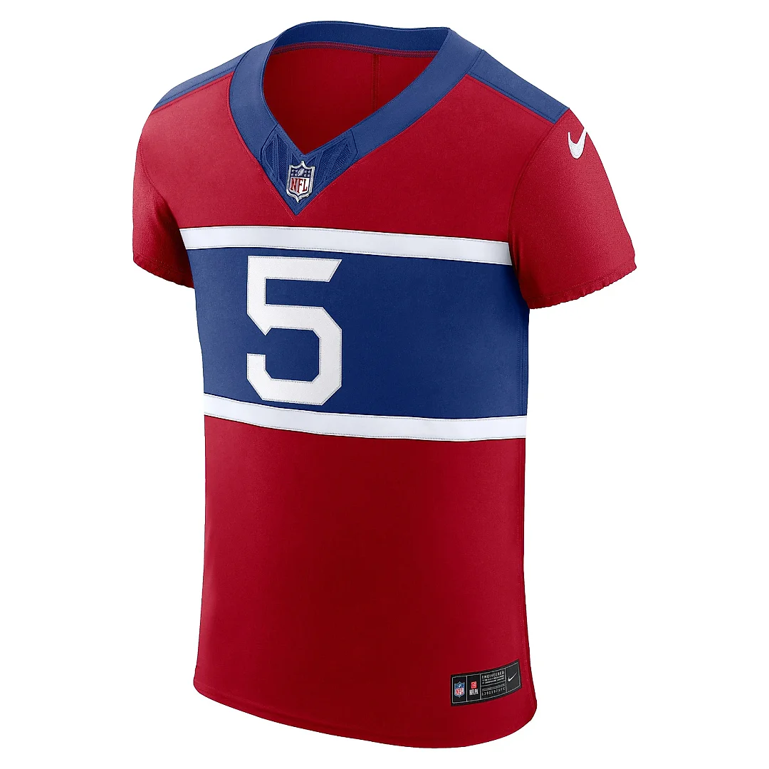 Zennovawear Men's New York Giants Kayvon Thibodeaux Century Red Alternate Vapor F.U.S.E. Elite Player Jersey